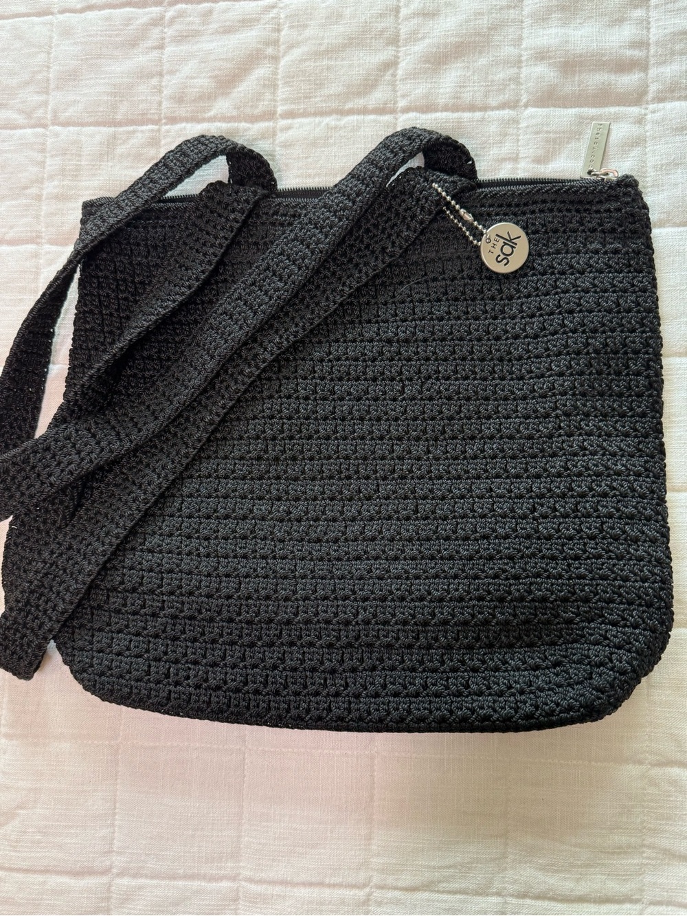 The Sak Crochet Bag in Black